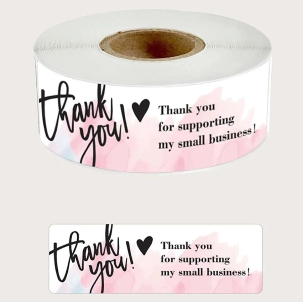 120 Thank You Stickers
